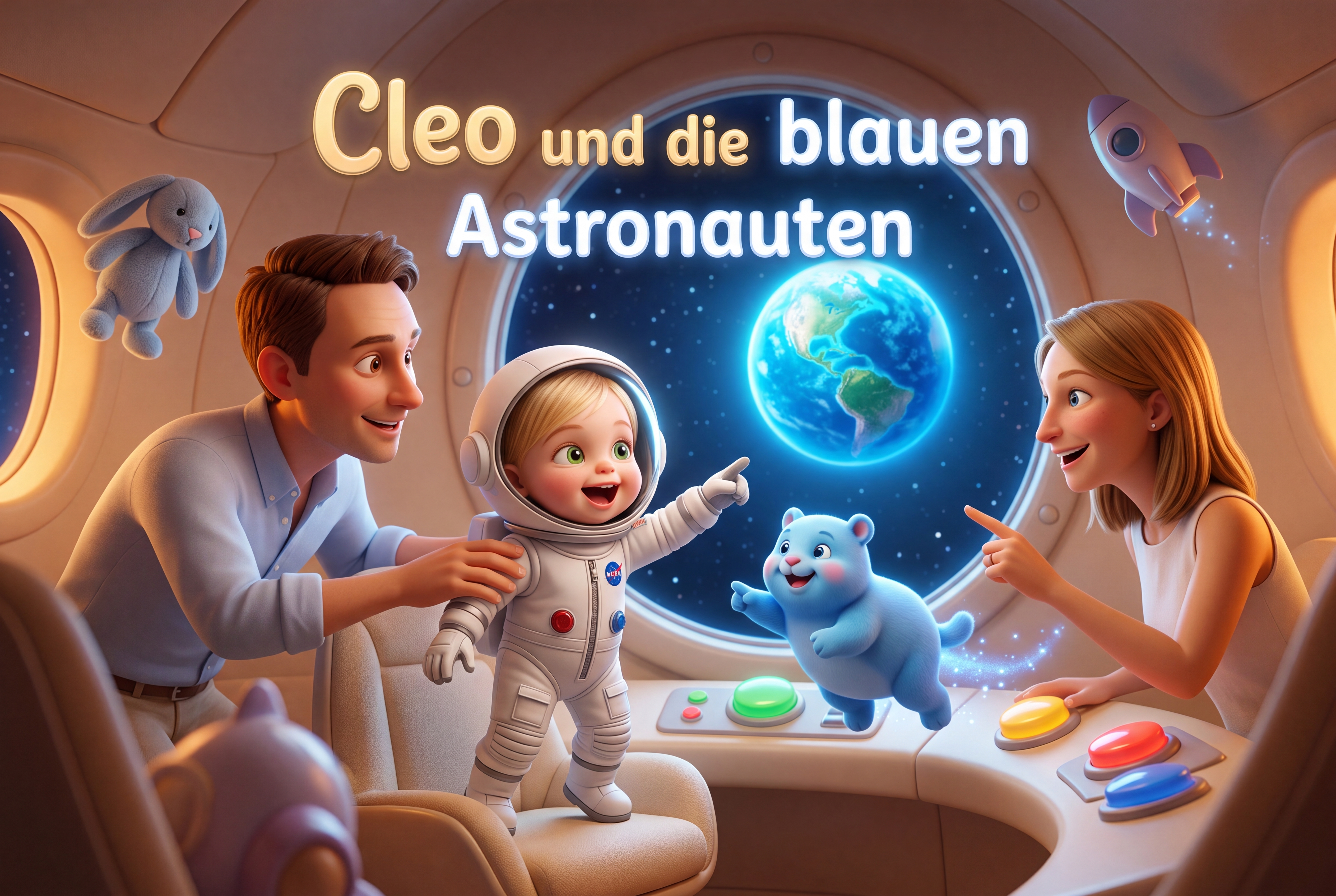 Couverture de Cleo und die blauen Astronauten